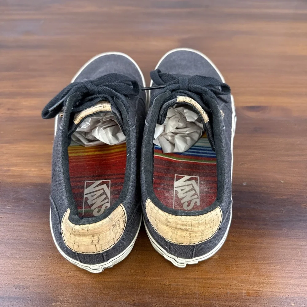 Men's Vans Bishop Low-Top Charcoal Shoes Gum Sole Size 9‎